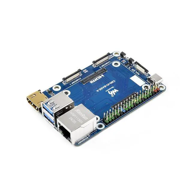 Alt view image 4 of 7 - Fits Raspberry Pi CM5 Mini Base Board (A) - Compact CM5 IO Board for Raspberry Pi Compute Module 5/CM5 Lite, Credit Card-Sized Design with GPIO, HDMI, USB, M.2 & Fan Connector