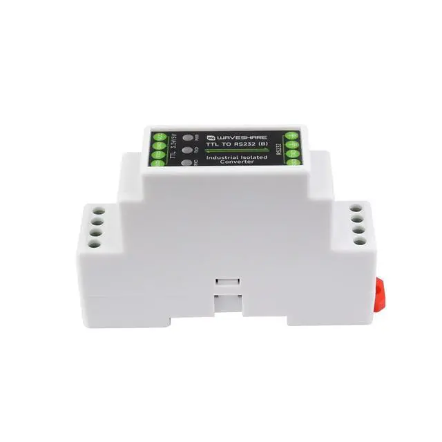 Alt view image 4 of 7 - Galvanic Isolated Converter Rail-Mount TTL to RS232 Serial Port Converter Lightningproof & Anti-Surge TTL Serial Converter Rail-Mount Support
