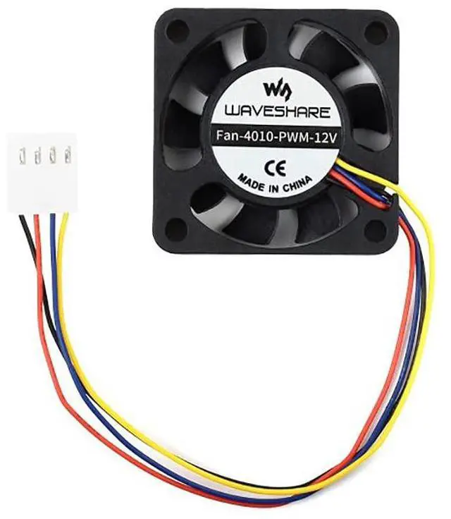 Main image of 12V Dedicated Cooling Fan Designed for Raspberry Pi Compute Module 4 IO Board, PWM Speed Adjustment