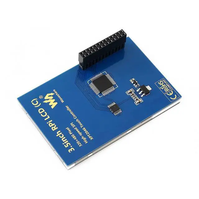 Alt view image 4 of 6 - 3.5 Inch LCD Screen Resisitive Touch Display C Touchscreen for Raspberry Pi 4B+ 4B 3B+ 3B 2B+ Zero W WH 480x320 SPI Small Raspberry Pi Monitor