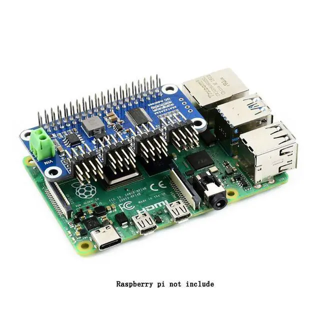 Alt view image 4 of 5 - Servo Driver HAT (B) for Raspberry Pi/Jetson Nano PCA9685 Driver 16-Channel, 12-bit, I2C Interface, Right Angle Pinheader