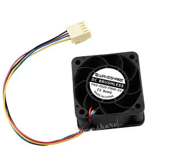 Main image of Dedicated Cooling Fan for NVIDIA Jetson Nano Developer Kit PWM Speed Adjustment Stong Cooling Air 4PIN Reverse-Proof Connector 5V 40mm×40mm×20mm