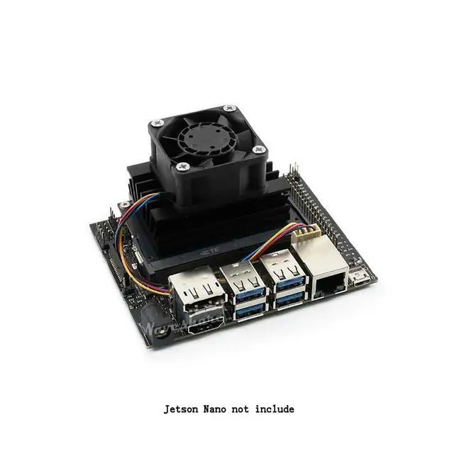 Alt view image 3 of 5 - Dedicated Cooling Fan for NVIDIA Jetson Nano Developer Kit PWM Speed Adjustment Stong Cooling Air 4PIN Reverse-Proof Connector 5V 40mm×40mm×20mm