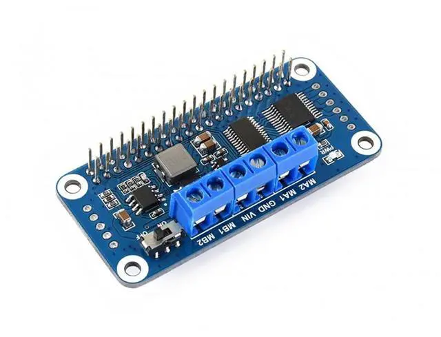 Main image of Raspberry Pi Motor Driver HAT Onboard Driver TB6612FNG I2C Interface for Raspberry Pi 4B+ 4B 3B+ 3B 2B+ Zero W WH 2 W Stackable Up to 32 This Modules
