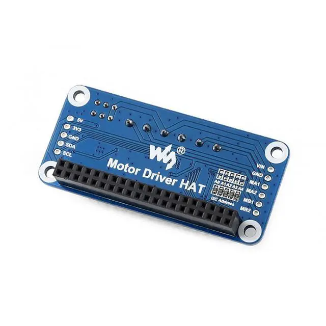 Alt view image 2 of 6 - Raspberry Pi Motor Driver HAT Onboard Driver TB6612FNG I2C Interface for Raspberry Pi 4B+ 4B 3B+ 3B 2B+ Zero W WH 2 W Stackable Up to 32 This Modules