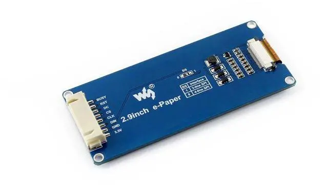 Alt view image 4 of 4 - Tri-Color 2.9inch E-Ink Display Module Resolution 296x128 3.3v E-Paper Electronic Screen Panel Three-Color SPI Interface for Raspberry Pi/STM32/Arduino/Jetson Nano