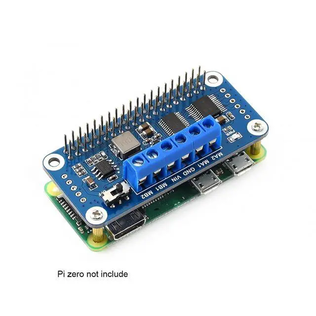 Alt view image 4 of 6 - Raspberry Pi Motor Driver HAT Onboard Driver TB6612FNG I2C Interface for Raspberry Pi 4B+ 4B 3B+ 3B 2B+ Zero W WH 2 W Stackable Up to 32 This Modules