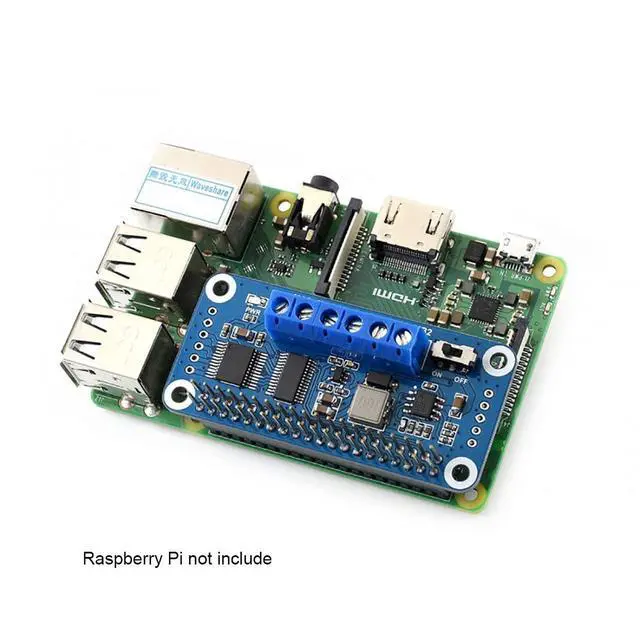 Alt view image 5 of 6 - Raspberry Pi Motor Driver HAT Onboard Driver TB6612FNG I2C Interface for Raspberry Pi 4B+ 4B 3B+ 3B 2B+ Zero W WH 2 W Stackable Up to 32 This Modules