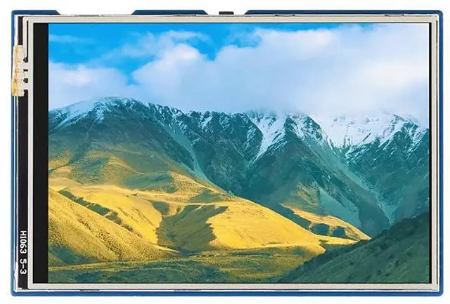 Alt view image 2 of 6 - 3.5inch Touch Display Module for Raspberry Pi Pico Series Board, Resistive Touch Controller XPT2046, ILI9488 Driver, Using SPI Bus, 65K Colors, 480×320 Pixels