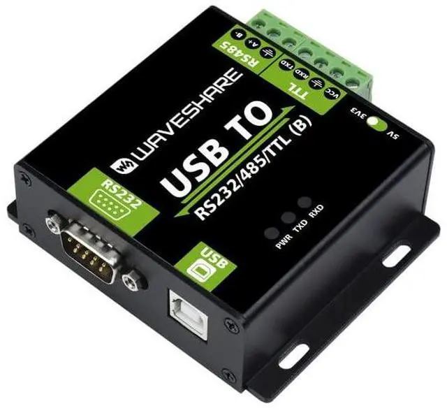 Main image of CH343G Version USB to RS232/485/TTL, Industrial Grade Digital Isolated Converter,TVS Diode, Surge Protection & ESD Protection