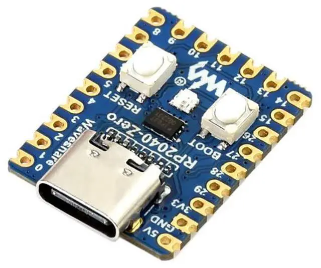 Alt view image 3 of 7 - RP2040-Zero Based On for Raspberry Pi Microcontroller RP2040 Low-Cost High-Performance Pico-Like MCU Board USB-C Connector