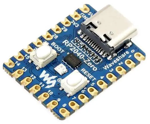 Alt view image 4 of 7 - RP2040-Zero Based On for Raspberry Pi Microcontroller RP2040 Low-Cost High-Performance Pico-Like MCU Board USB-C Connector