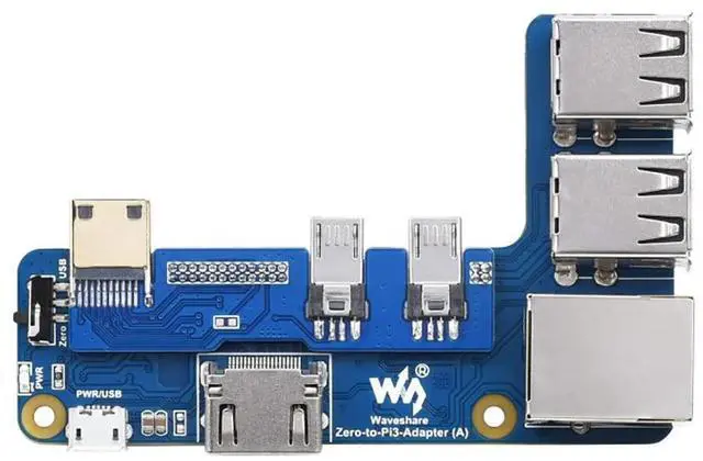 Main image of Raspberry Pi Zero to 3B Adapter, Use Pi Zero to Replace Raspberry Pi 3 Model B/B+