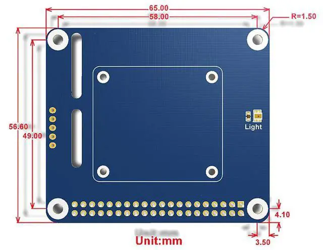 Alt view image 6 of 7 - 2-DOF Pan-Tilt HAT for Any Version of Raspberry Pi/Jetson Nano Onboard PCA9685 PWM Chip and TSL2581 Ambient Light Sensor for Camera Moving and Light Intensity Sensing