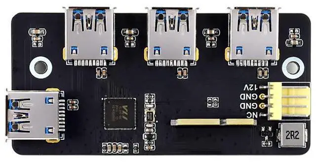 Main image of PCIe to USB 3.2 Gen1 Adapter Designed for Raspberry Pi Compute Module 4 IO Board(CM4), 4X High Speed USB Ports,Compatible with USB 3.0/2.0/1.1