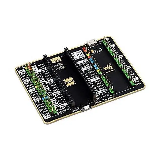 Alt view image 3 of 6 - GPIO Expander for Raspberry Pi Pico Series Board, 1x Pico 2×20PIN Header, 1x Pi Standard 40PIN,Connecting Sorts of Expansion Modules