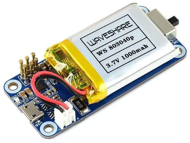 Main image of UPS HAT (C) for Raspberry Pi Zero Series, Stable 5V Uninterruptible Power Supply, Multi Battery Protection Circuits Real Time Monitoring