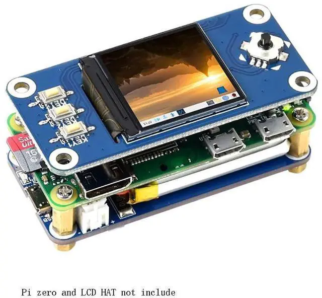 Alt view image 5 of 7 - UPS HAT (C) for Raspberry Pi Zero Series, Stable 5V Uninterruptible Power Supply, Multi Battery Protection Circuits Real Time Monitoring