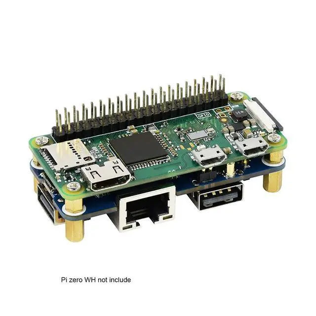 Alt view image 4 of 7 - Ethernet/USB HUB HAT (B) for Raspberry Pi Series Board, with 1x RJ45 Ethernet Port, 3X USB 2.0 Ports, Plug-and-Play