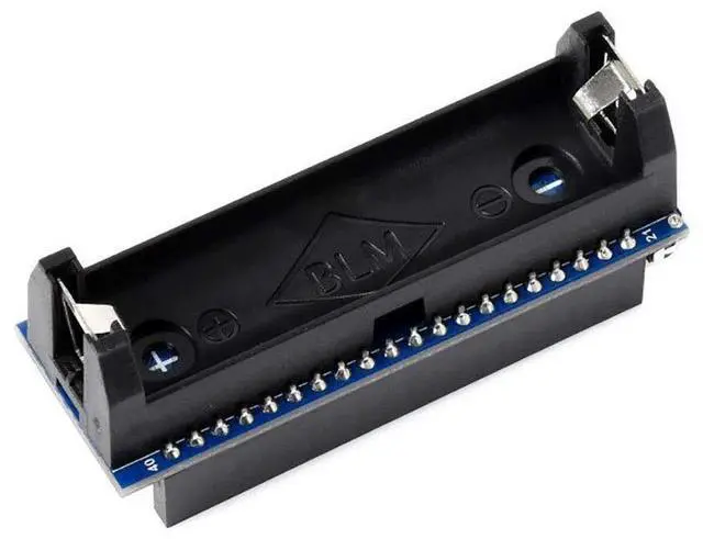Alt view image 2 of 6 - UPS Module for Raspberry Pi Pico,Uninterruptible Power Supply HAT Keep Your Pico Running While Recharging,Monitoring Battery Status Via I2C