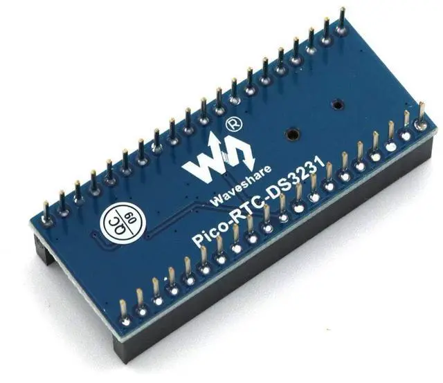 Alt view image 4 of 7 - Precision RTC Module for Raspberry Pi Pico Series, Onboard DS3231 Chip with Female Pin Header Stackable Design