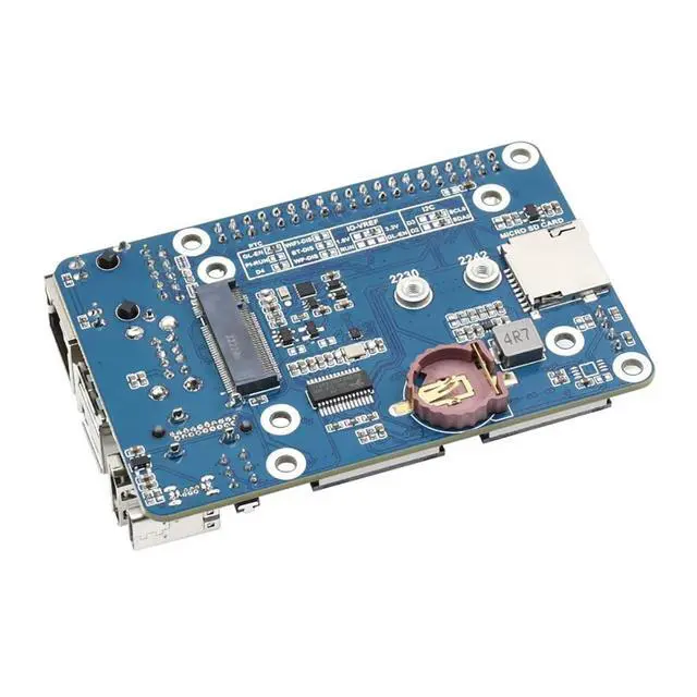 Alt view image 3 of 7 - Mini Base Board (C) for Raspberry Pi Compute Module 4 (CM4), 40PIN LCD Connector, Gigabit Ethernet RJ45 Interface