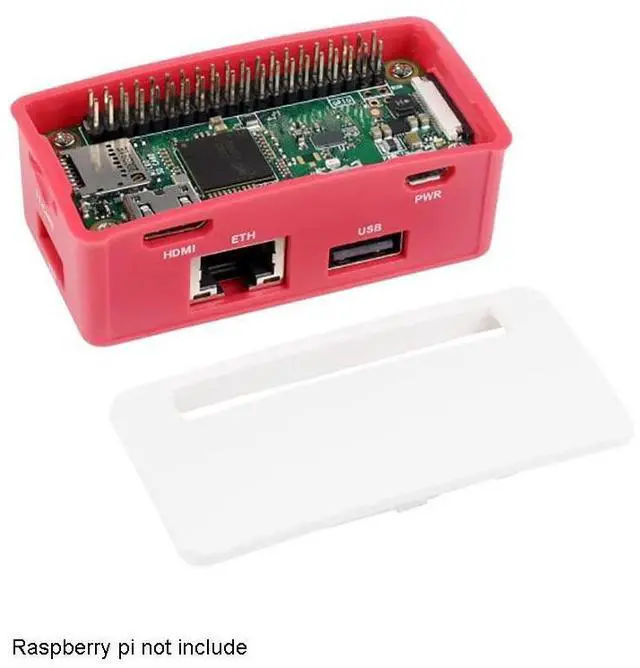 Alt view image 2 of 7 - Ethernet/USB HUB Box Supports Raspberry Pi Zero Series, with ETH/USB HUB HAT (B) Expansion Board Inside, Includes 3X USB 2.0 Ports,1x RJ45 Ethernet Port