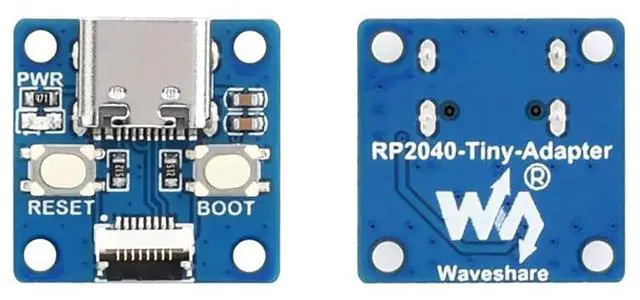 Alt view image 3 of 7 - RP2040-Tiny Development Board Based On RP2040 Dual Core Processor for Raspberry Pi Microcontroller Board USB Type-C Port with Adapter Board