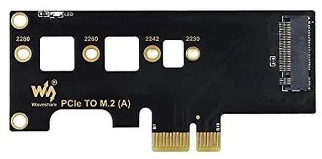 Main image of PCIe to M.2 Adapter, Supports Raspberry Pi Compute Module 4 (CM4), Faster Reading/Writing,Compatible Different Sizes of M.2 SSD