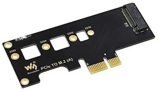 Alt view image 3 of 5 - PCIe to M.2 Adapter, Supports Raspberry Pi Compute Module 4 (CM4), Faster Reading/Writing,Compatible Different Sizes of M.2 SSD