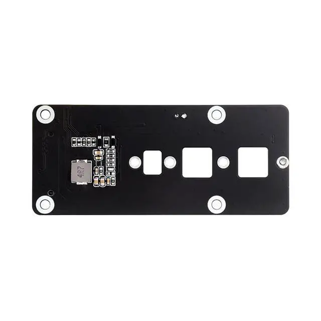 Alt view image 2 of 7 - for Raspberry Pi 5 PCIe to M.2 Adapter Board (C) Compatible NVMe Protocol M.2 Solid State Drive with Transparent Acrylic Mounting Plate