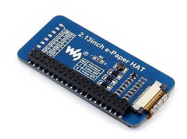 Alt view image 3 of 6 - Tri-Color 2.13inch E-Ink Display Module Three-Color Resolution 212x104 3.3v E-Paper Electronic Screen Panel with Embedded Controller SPI Interface Fits Raspberry Pi/Arduino/STM32/Jetson Nano