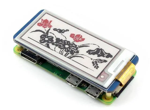 Alt view image 4 of 6 - Tri-Color 2.13inch E-Ink Display Module Three-Color Resolution 212x104 3.3v E-Paper Electronic Screen Panel with Embedded Controller SPI Interface Fits Raspberry Pi/Arduino/STM32/Jetson Nano