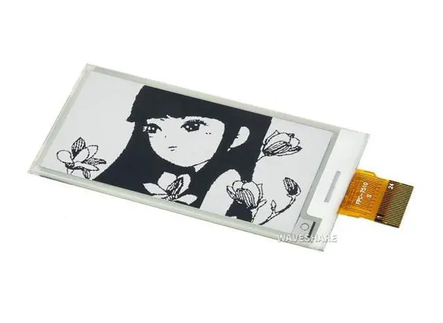 Main image of 2.66inch E-Paper E-Ink Raw Display for Raspberry Pi/Jetson Nano, 296×152 Pixels e-Paper Module, Black/White Dual-Color, SPI Without PCB