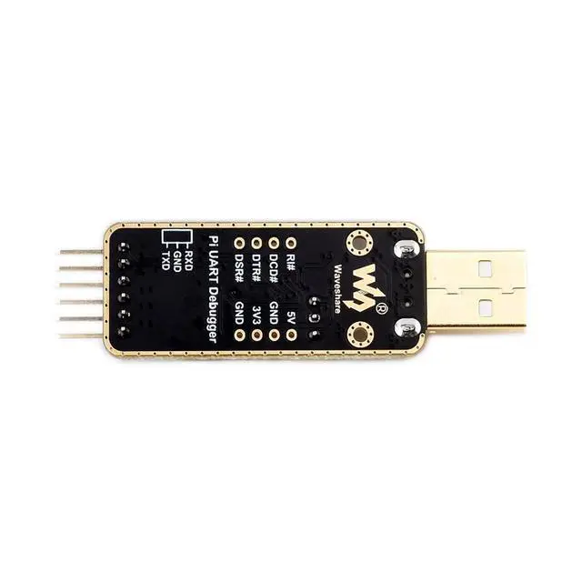 Alt view image 2 of 6 - USB to UART Debugger Module for Raspberry Pi 5 Type-A Port High Baud Rate Transmission Supports Win7/8/8.1/10/11, Mac, Linux, Android