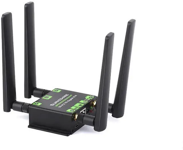 Main image of 5G M.2 to Gigabit ETH Converter 5G M.2 to USB3.1 Aluminum Alloy Case Quad Antennas Supports 5G modules with M.2 (NGFF) Key B Interface Wall-Mount Support