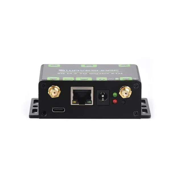 Alt view image 2 of 7 - 5G M.2 to Gigabit ETH Converter 5G M.2 to USB3.1 Aluminum Alloy Case Quad Antennas Supports 5G modules with M.2 (NGFF) Key B Interface Wall-Mount Support