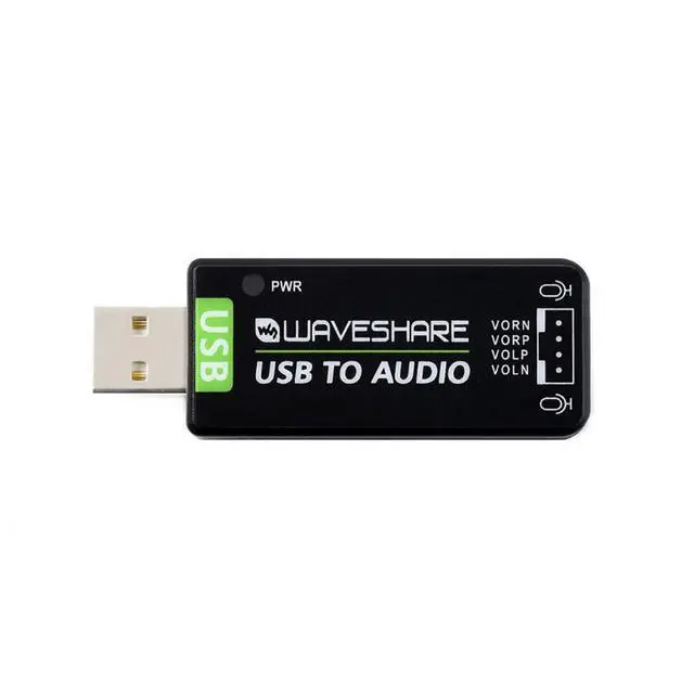 Alt view image 2 of 7 - USB Sound Card USB Audio Module with Speaker for Raspberry Pi/Jetson Nano, No Need Driver, External Audio Converter,Recording and Playback Support