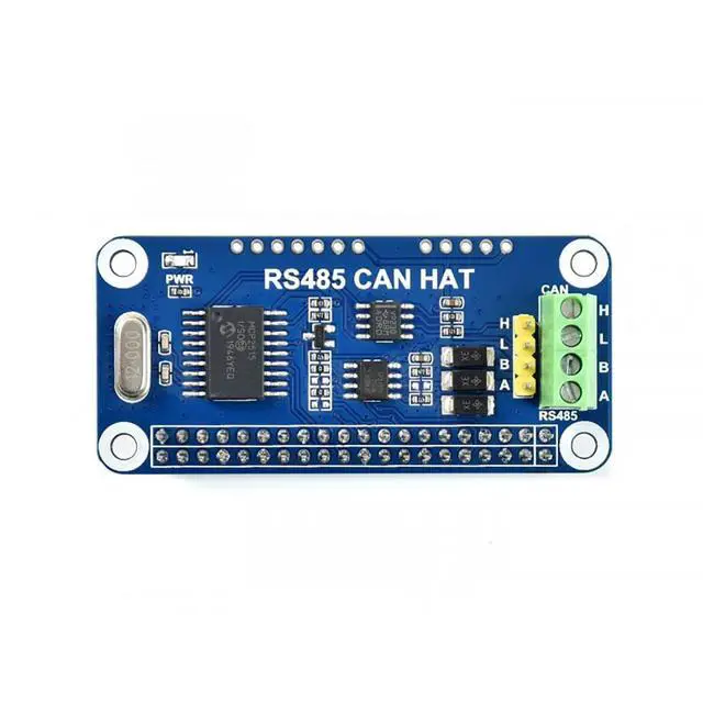 Alt view image 3 of 5 - RS485 CAN HAT for Raspberry Pi 4B+ 4B 3B+ 3B 2B+ Zero W WH Communicate via RS485/CAN Onboard Controller MCP2515 Transceiver SN65HVD230