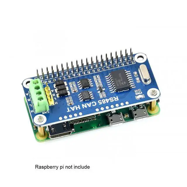 Alt view image 4 of 5 - RS485 CAN HAT for Raspberry Pi 4B+ 4B 3B+ 3B 2B+ Zero W WH Communicate via RS485/CAN Onboard Controller MCP2515 Transceiver SN65HVD230