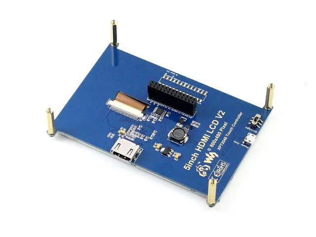 Alt view image 3 of 6 - 5inch for Raspberry pi HDMI LCD Display Module Resistive Touch Screen 800 * 480 High Resolution HDMI Interface for Raspberry Pi Directly Connect