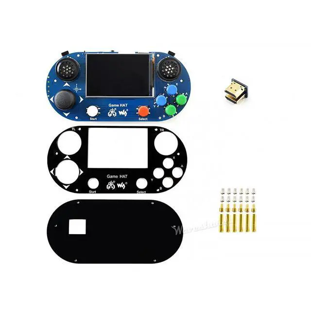 Alt view image 6 of 7 - Game HAT for Raspberry Pi A+ B+ 2B 3B 3B+ 4B Zero W 2W with 3.5inch IPS Screen 480x320