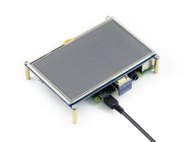 Alt view image 5 of 6 - 5inch for Raspberry pi HDMI LCD Display Module Resistive Touch Screen 800 * 480 High Resolution HDMI Interface for Raspberry Pi Directly Connect