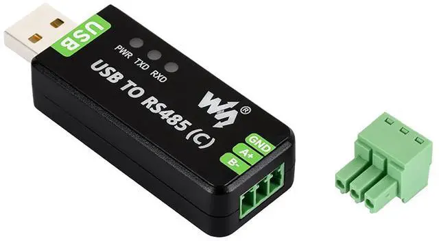 Main image of USB to RS485 Converter Adapter, Industrial Isolated USB RS485 Serial Converter with FT232RNL Chip, TVS ESD Protection, Bidirectional Communication for Windows Linux Mac Android