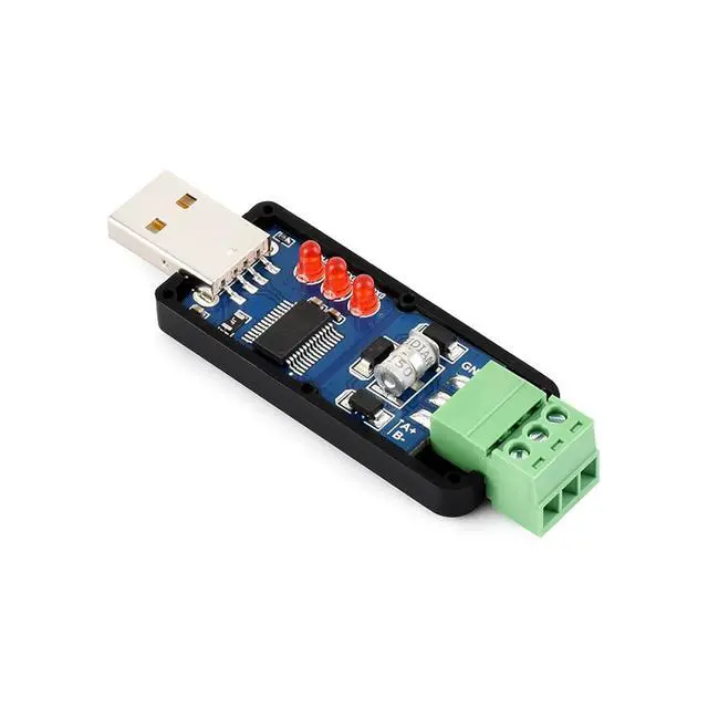 Alt view image 2 of 7 - USB to RS485 Converter Adapter, Industrial Isolated USB RS485 Serial Converter with FT232RNL Chip, TVS ESD Protection, Bidirectional Communication for Windows Linux Mac Android