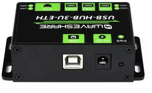 Main image of Industrial Grade Multifunctio USB HUB,3X USB 2.0 Ports Extended, 100M Ethernet Port, Multiple OS Support, Without Plug
