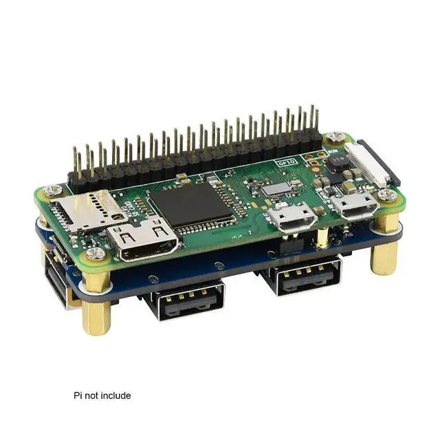Alt view image 4 of 7 - USB HUB HAT (B) for Raspberry Pi Series with 4X USB 2.0 Ports Compatible with USB 2.0/1.1, Plug-and-Play