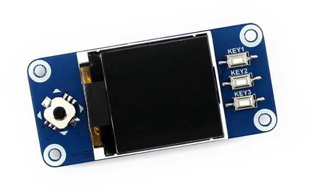 Main image of 1.44 Inch LCD Display HAT for Raspberry Pi 4B+ 4B 3B+ 3B 2B+ Zero W WH 128x128 SPI Interface ST7735S Driver