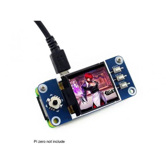 Alt view image 3 of 5 - 1.44 Inch LCD Display HAT for Raspberry Pi 4B+ 4B 3B+ 3B 2B+ Zero W WH 128x128 SPI Interface ST7735S Driver