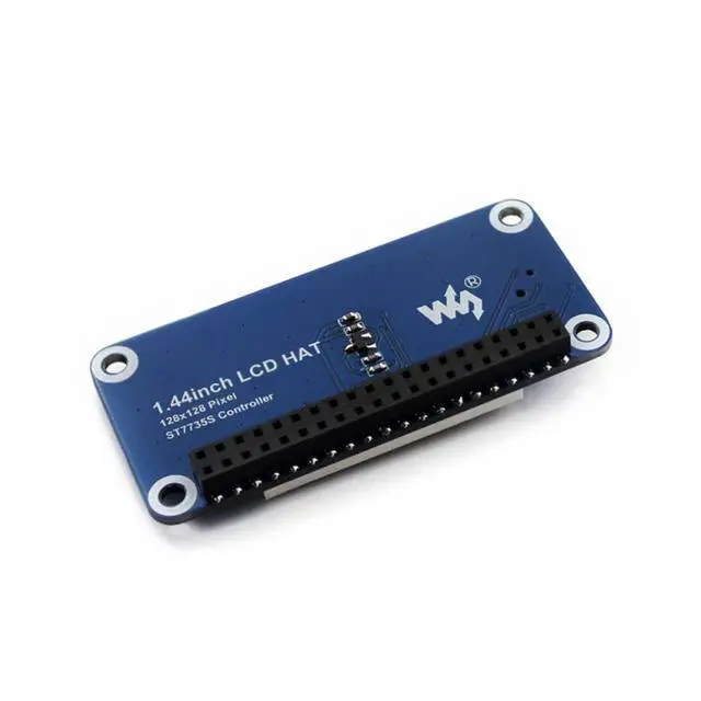 Alt view image 2 of 5 - 1.44 Inch LCD Display HAT for Raspberry Pi 4B+ 4B 3B+ 3B 2B+ Zero W WH 128x128 SPI Interface ST7735S Driver